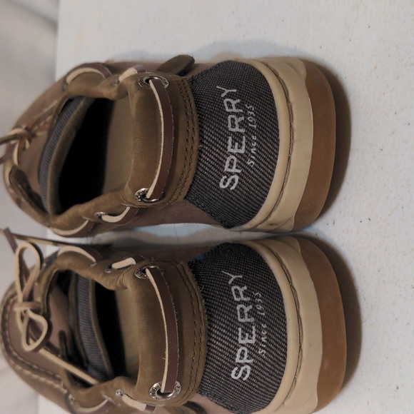 Women's Sperry tan boat shoes size 7.5 - Picture 5 of 7